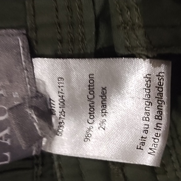 🟢  LAURA  PLUS capri SIZE 14 khaki - Picture 6 of 6